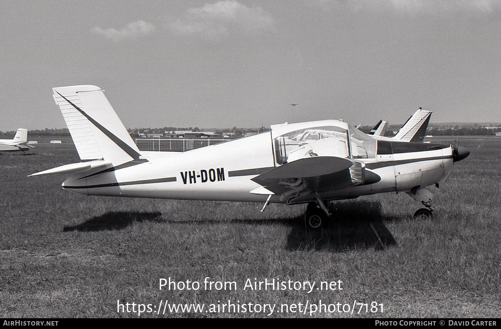 Aircraft Photo of VH-DOM | Morane-Saulnier MS-880B Rallye Club | AirHistory.net #7181