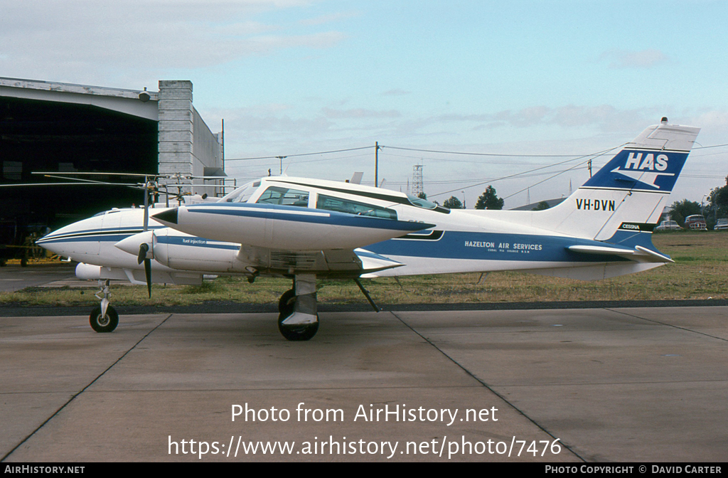 Aircraft Photo of VH-DVN | Cessna 310R | Hazelton Air Services - HAS | AirHistory.net #7476