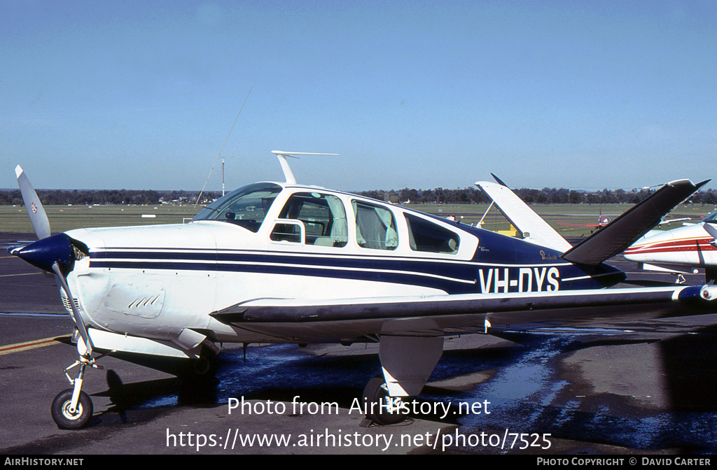 Aircraft Photo of VH-DYS | Beech V35 Bonanza | AirHistory.net #7525