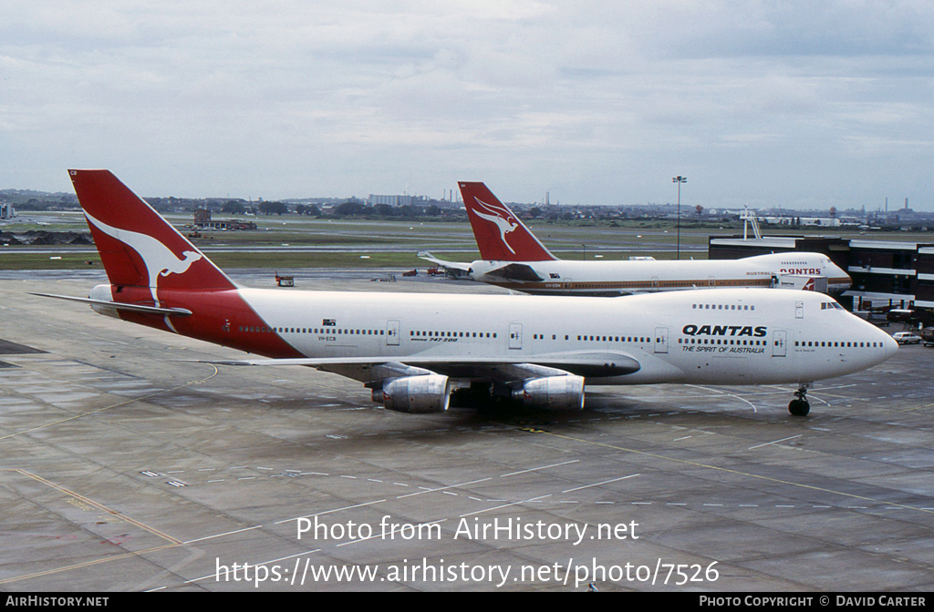 Aircraft Photo of VH-ECB | Boeing 747-238BM | Qantas | AirHistory.net #7526