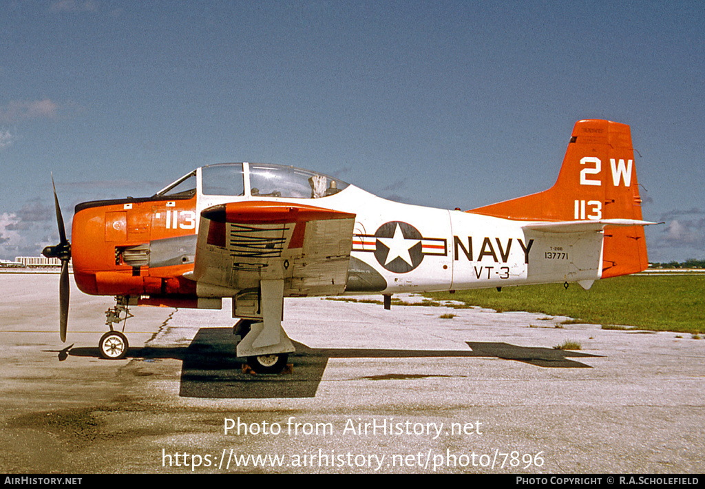 Aircraft Photo of 137771 | North American T-28B Trojan | USA - Navy | AirHistory.net #7896