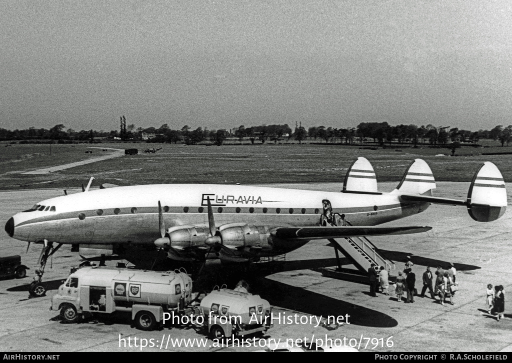 Aircraft Photo of G-ARVP | Lockheed L-049D Constellation | Euravia | AirHistory.net #7916