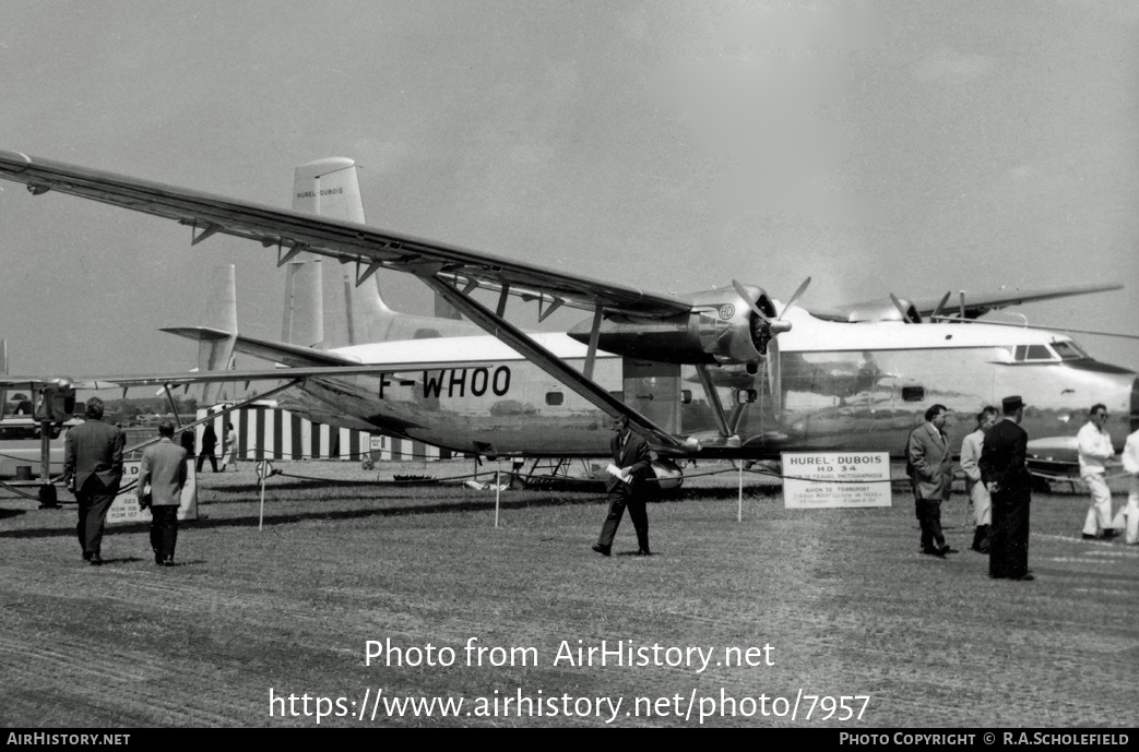 Aircraft Photo of F-WHOO | Hurel-Dubois HD-34 | AirHistory.net #7957