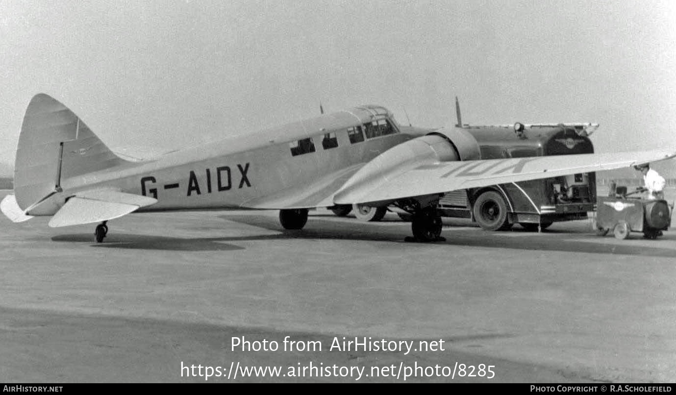 Aircraft Photo of G-AIDX | Airspeed AS-65 Consul | AirHistory.net #8285