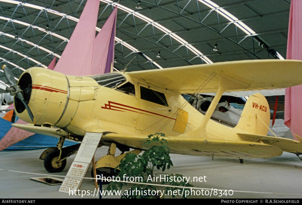 Aircraft Photo of VH-ACU | Beech F17D | AirHistory.net #8340