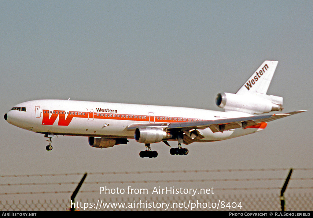 Aircraft Photo of N901WA | McDonnell Douglas DC-10-10 | Western Airlines | AirHistory.net #8404