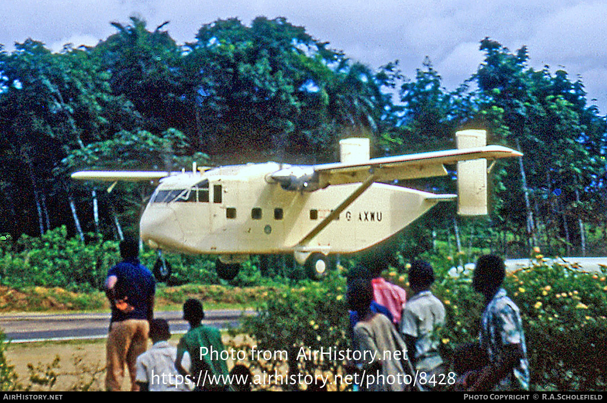 Aircraft Photo of G-AXWU | Short SC.7 Skyvan 3-100 | AirHistory.net #8428