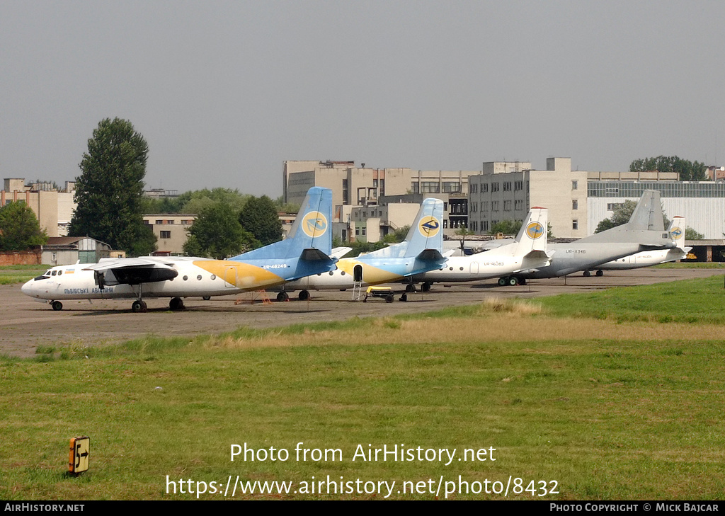 Aircraft Photo of UR-46249 | Antonov An-24B | Lviv Airlines | AirHistory.net #8432