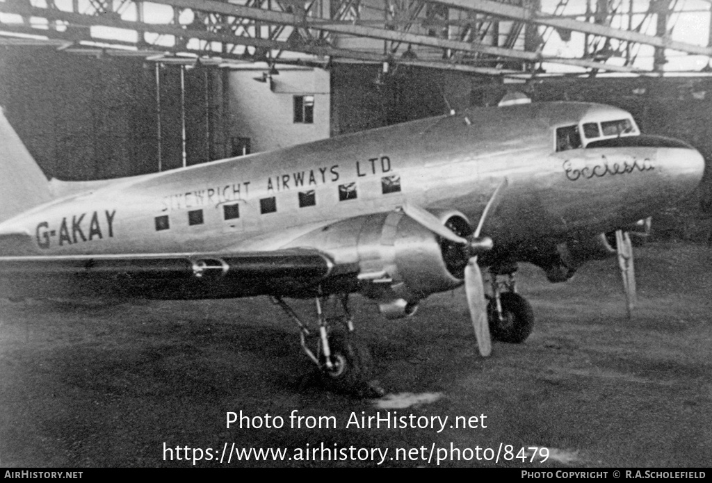 Aircraft Photo of G-AKAY | Douglas C-47A Skytrain | Sivewright Airways | AirHistory.net #8479