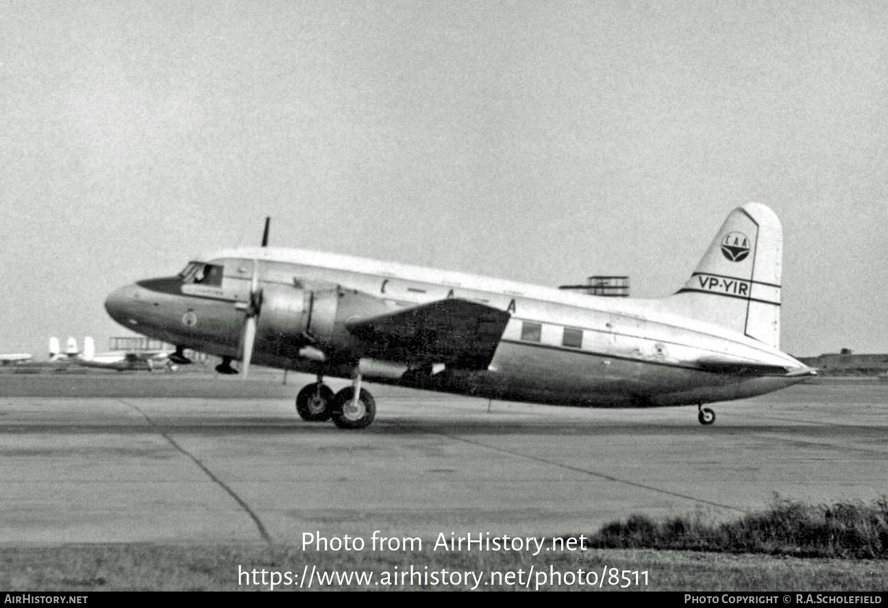 Aircraft Photo of VP-YIR | Vickers 614 Viking 1 | Central African Airways - CAA | AirHistory.net #8511