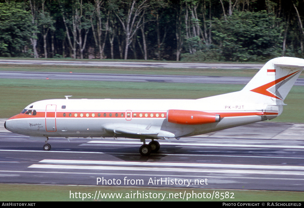 Aircraft Photo of PK-PJT | Fokker F28-1000 Fellowship | Pertamina Air Service | AirHistory.net #8582