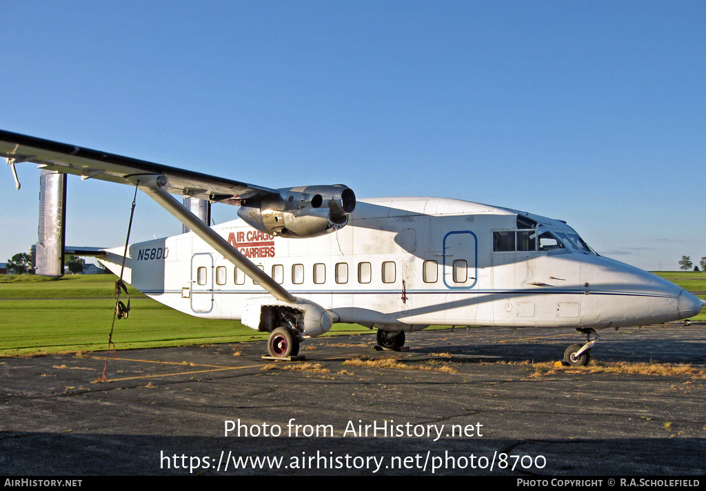 Aircraft Photo of N58DD | Short 330-200 | Air Cargo Carriers | AirHistory.net #8700