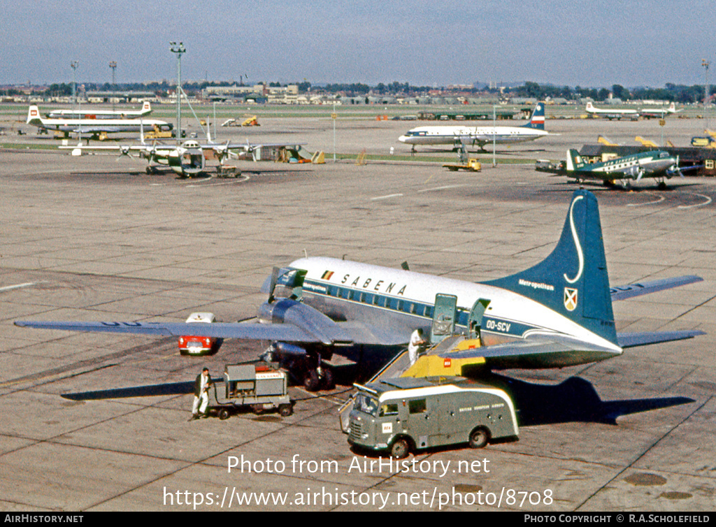 Aircraft Photo of OO-SCV | Convair 440-12 Metropolitan | Sabena | AirHistory.net #8708