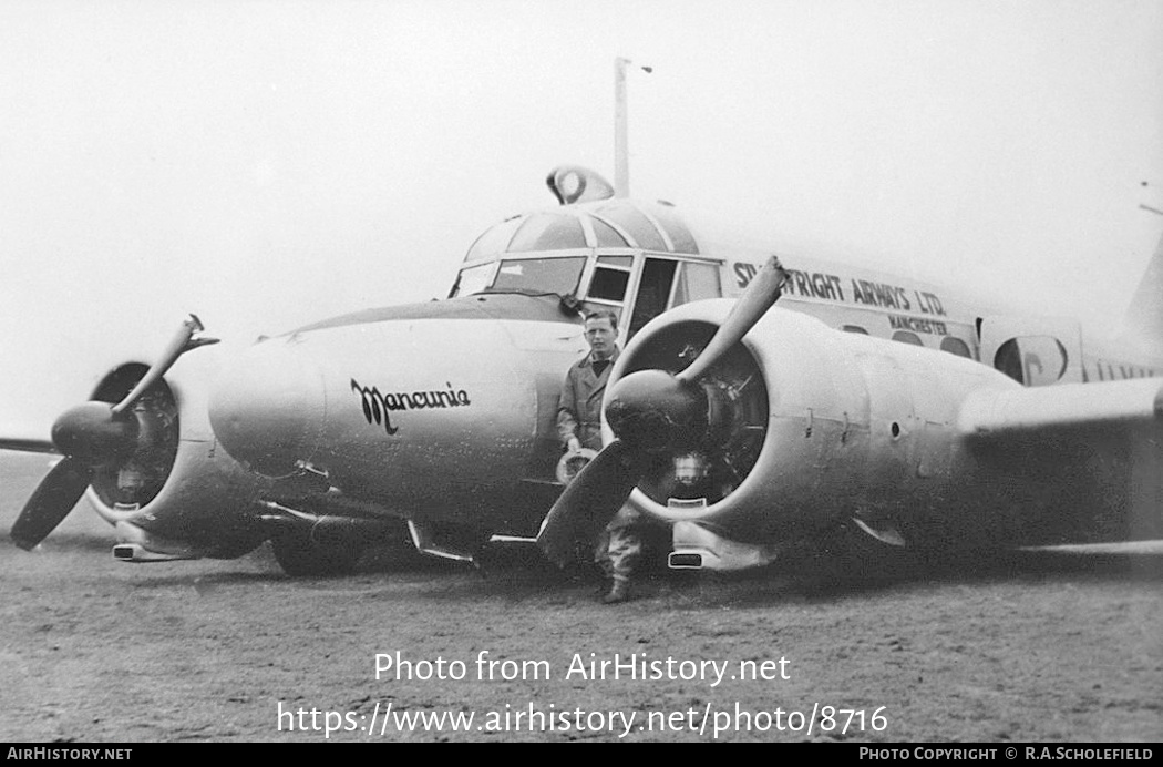 Aircraft Photo of G-AHXK | Avro 652A Nineteen Srs.1 | Sivewright Airways | AirHistory.net #8716