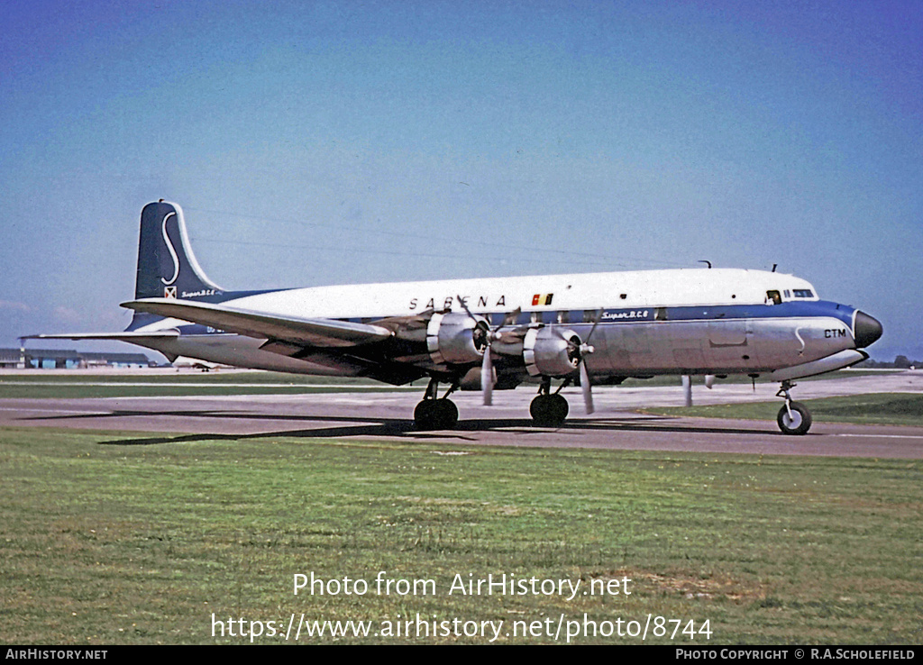 Aircraft Photo of OO-CTM | Douglas DC-6B | Sabena | AirHistory.net #8744