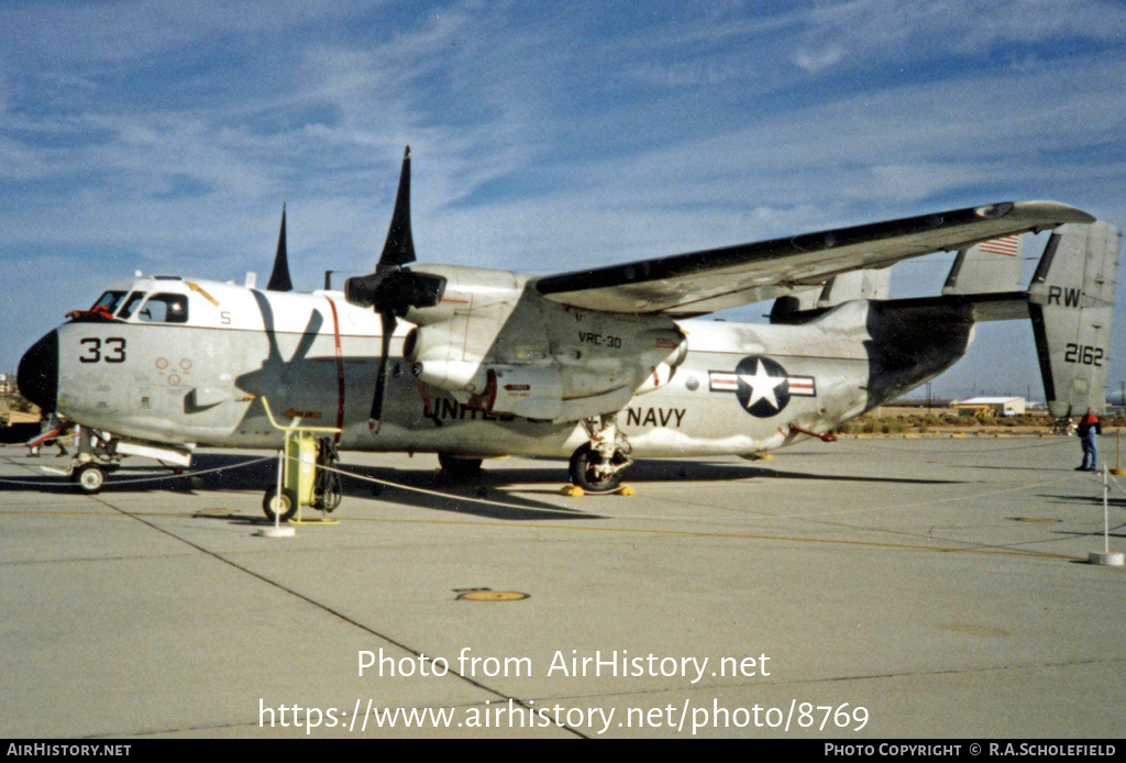 Aircraft Photo of 162162 / 2162 | Grumman C-2A Greyhound | USA - Navy | AirHistory.net #8769