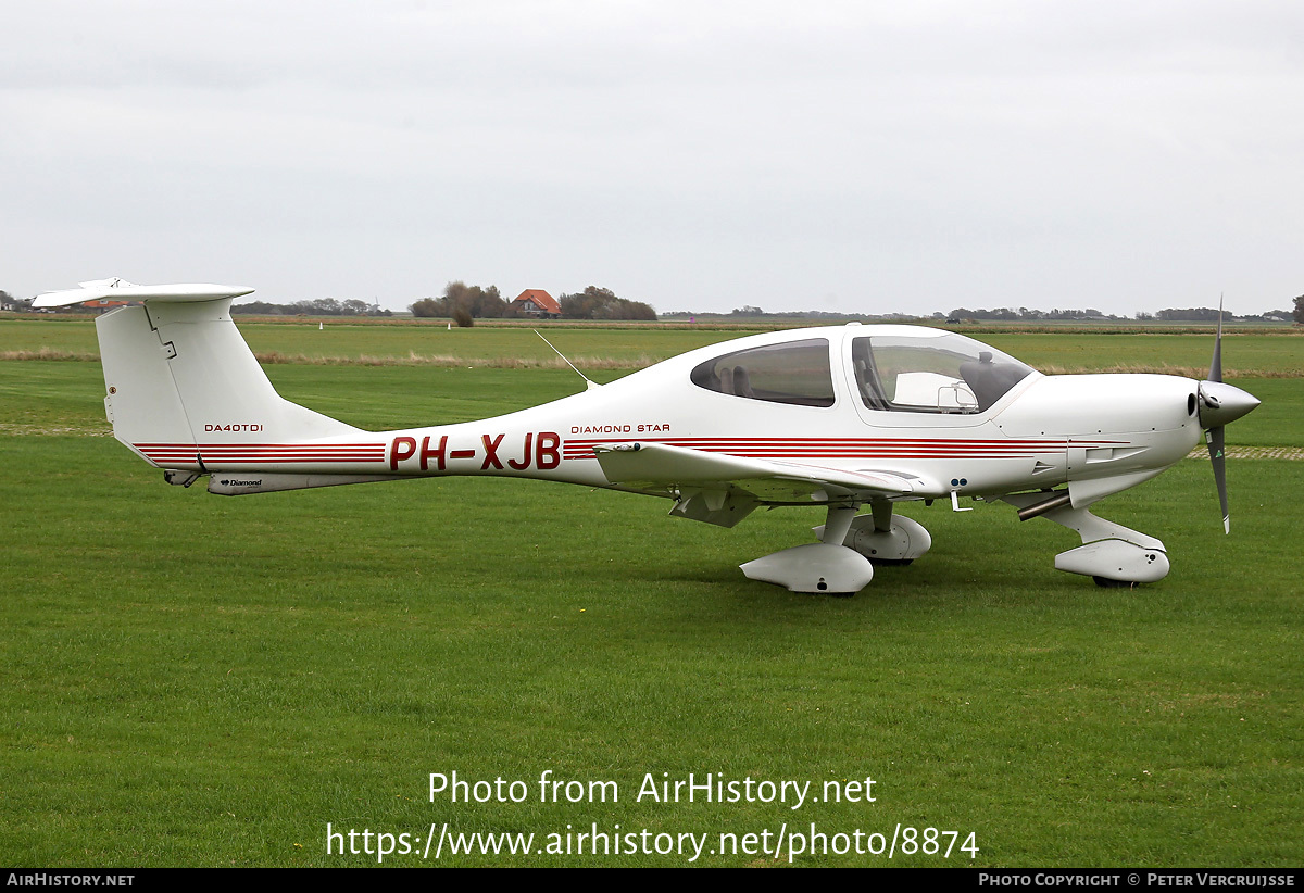 Aircraft Photo of PH-XJB | Diamond DA40D Diamond Star TDI | AirHistory.net #8874