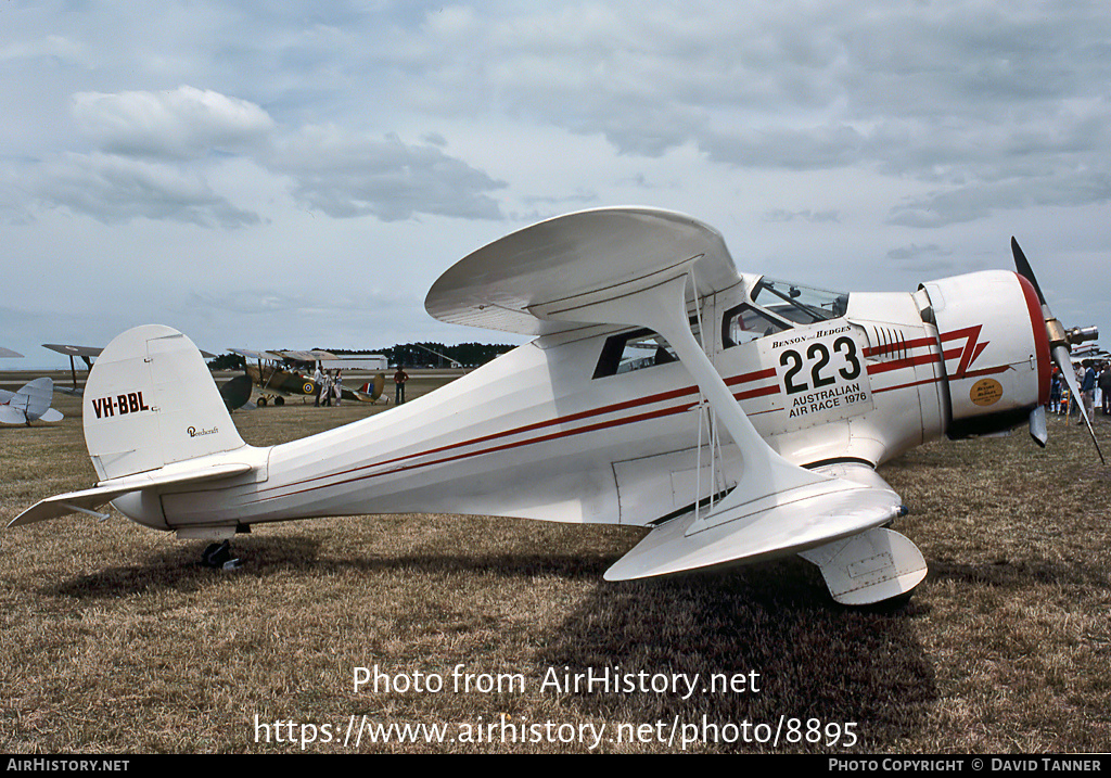 Aircraft Photo of VH-BBL | Beech D17R | AirHistory.net #8895