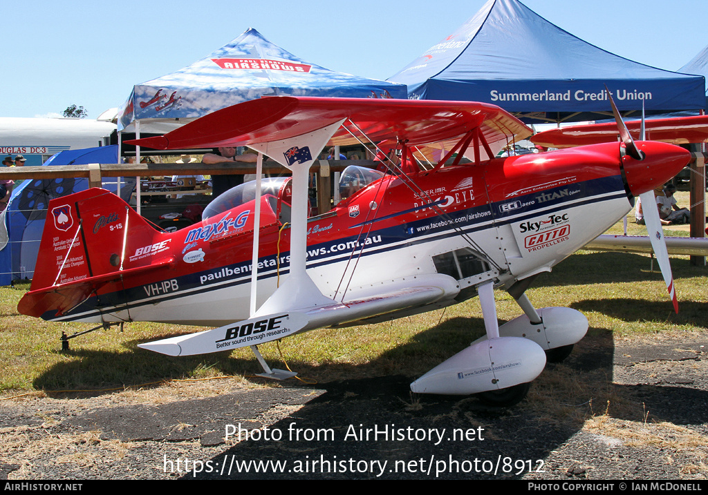 Aircraft Photo of VH-IPB | Pitts S-1S Special | AirHistory.net #8912