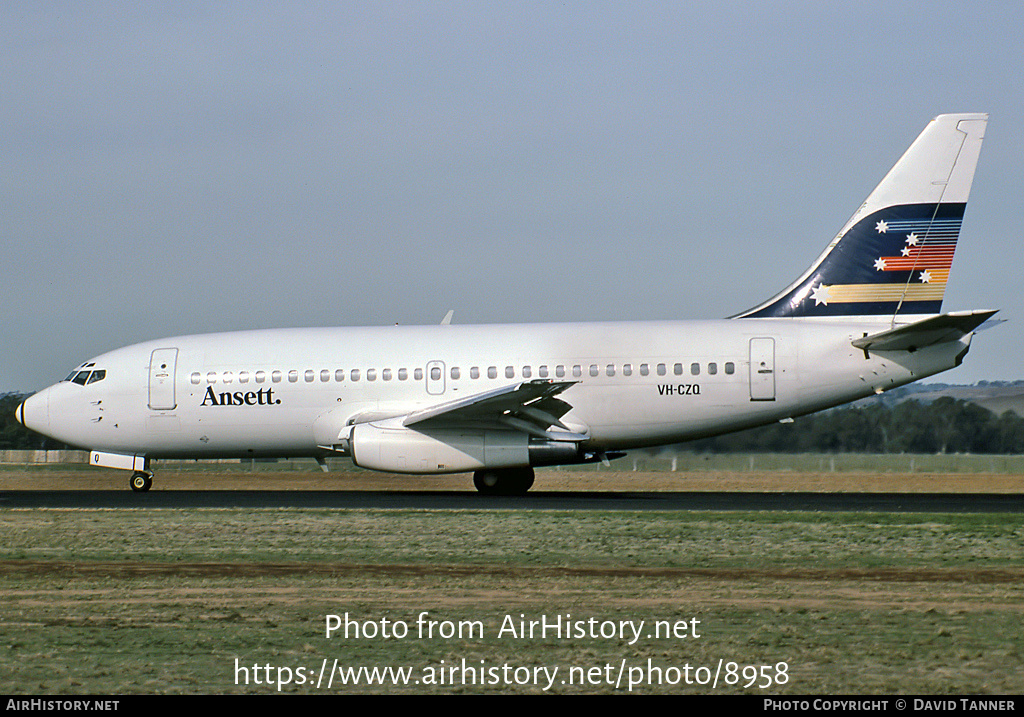 Aircraft Photo of VH-CZQ | Boeing 737-277/Adv | Ansett | AirHistory.net #8958