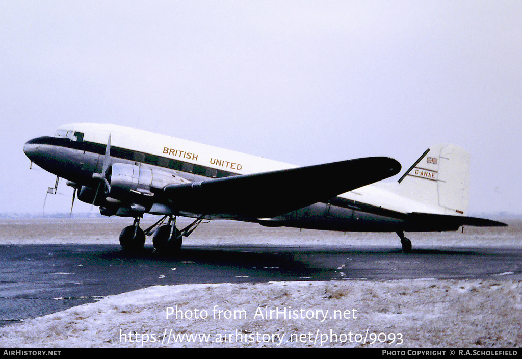 Aircraft Photo of G-ANAE | Douglas C-47B Skytrain | British United Airways - BUA | AirHistory.net #9093
