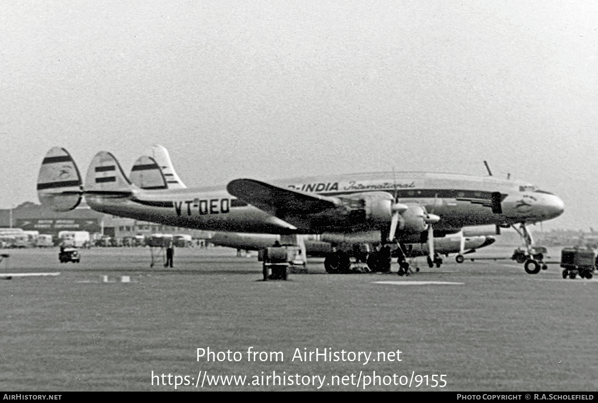 Aircraft Photo of VT-DEO | Lockheed L-749A Constellation | Air India International | AirHistory.net #9155