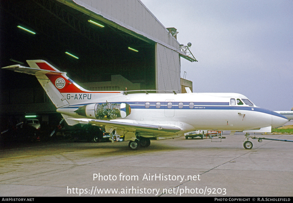 Aircraft Photo of G-AXPU | Hawker Siddeley HS-125-3B/RA | Imperial Chemical Industries - ICI | AirHistory.net #9203