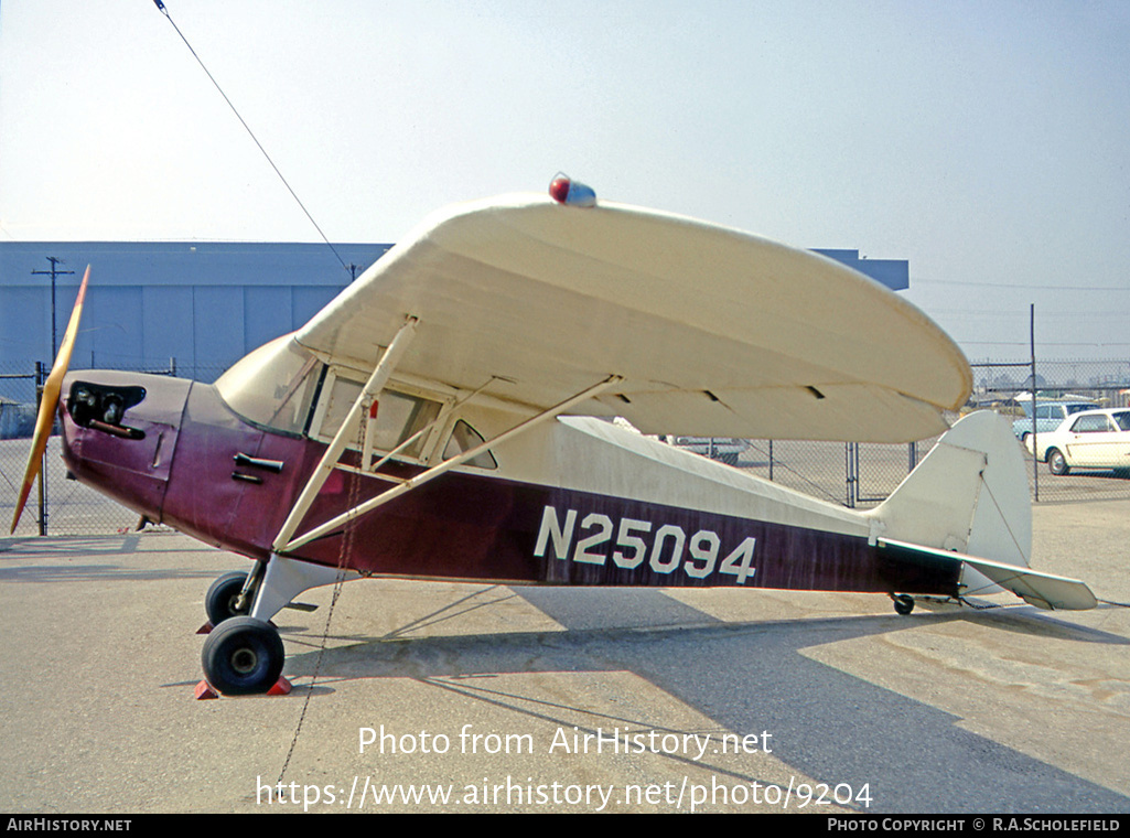 Aircraft Photo of N25094 | Piper J-4 Cub Coupe | AirHistory.net #9204