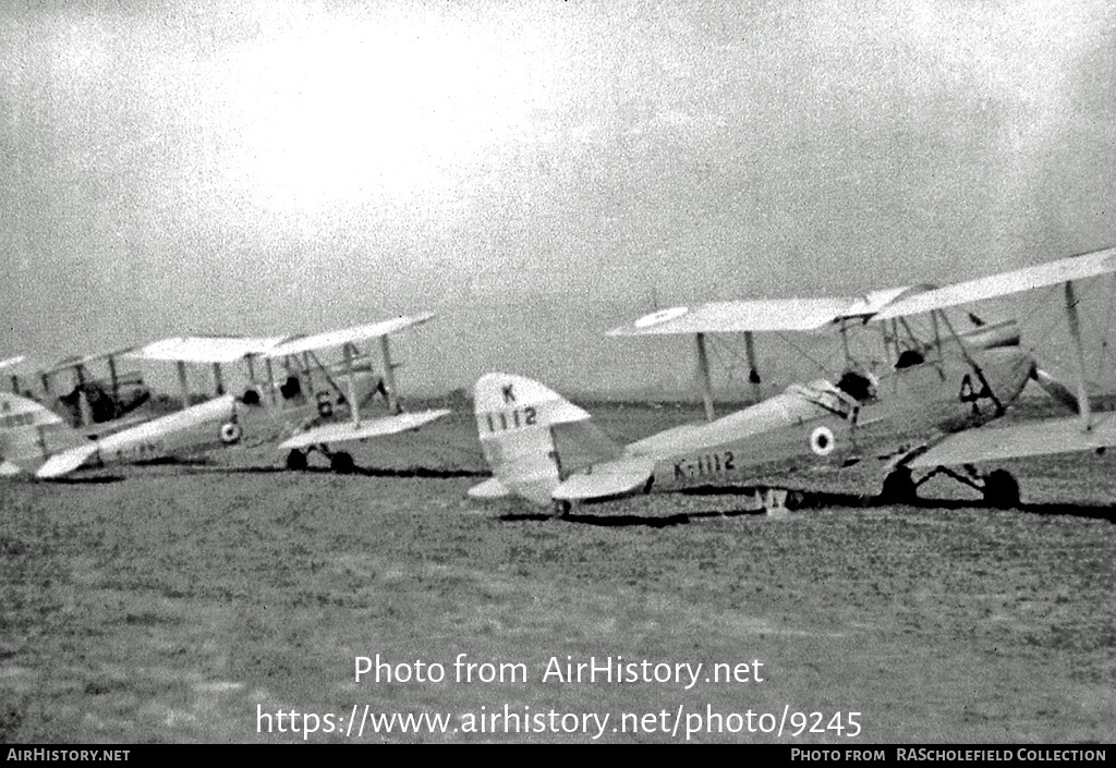 Aircraft Photo of K1112 | De Havilland D.H. 60M Moth | UK - Air Force | AirHistory.net #9245