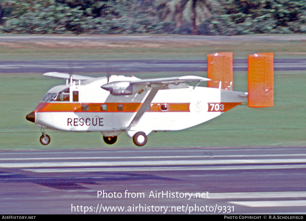 Aircraft Photo of 703 | Short SC.7 Skyvan 3M-400 | Singapore - Air Force | AirHistory.net #9331