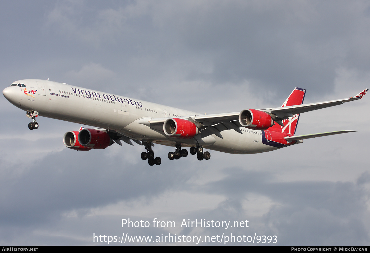 Aircraft Photo of G-VFOX | Airbus A340-642 | Virgin Atlantic Airways | AirHistory.net #9393