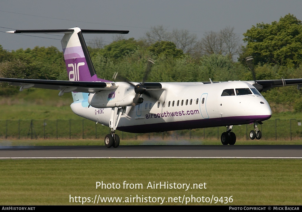 Aircraft Photo of G-WOWC | De Havilland Canada DHC-8-311 Dash 8 | Air Southwest | AirHistory.net #9436