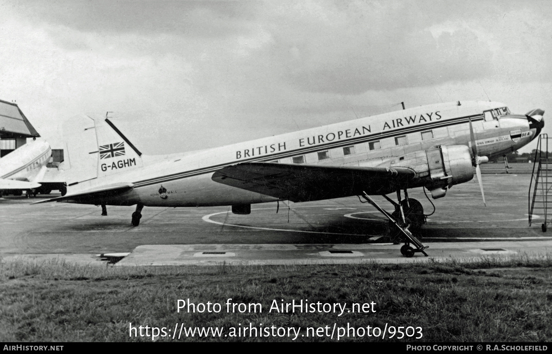 Aircraft Photo of G-AGHM | Douglas C-47A Skytrain | BEA - British European Airways | AirHistory.net #9503