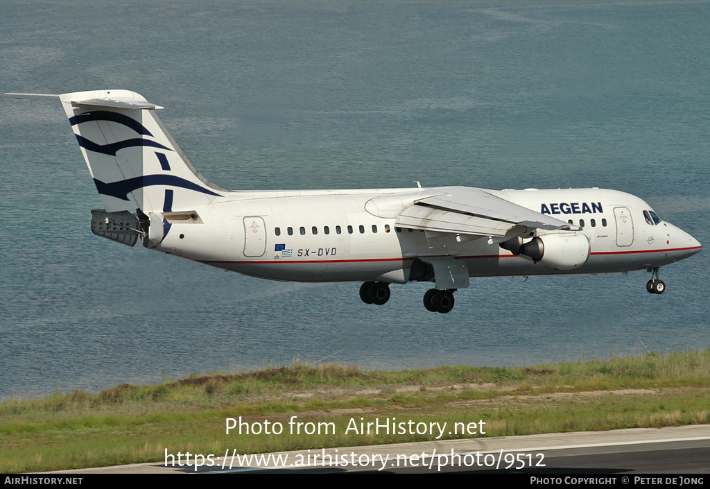 Aircraft Photo of SX-DVD | British Aerospace Avro 146-RJ100 | Aegean Airlines | AirHistory.net #9512