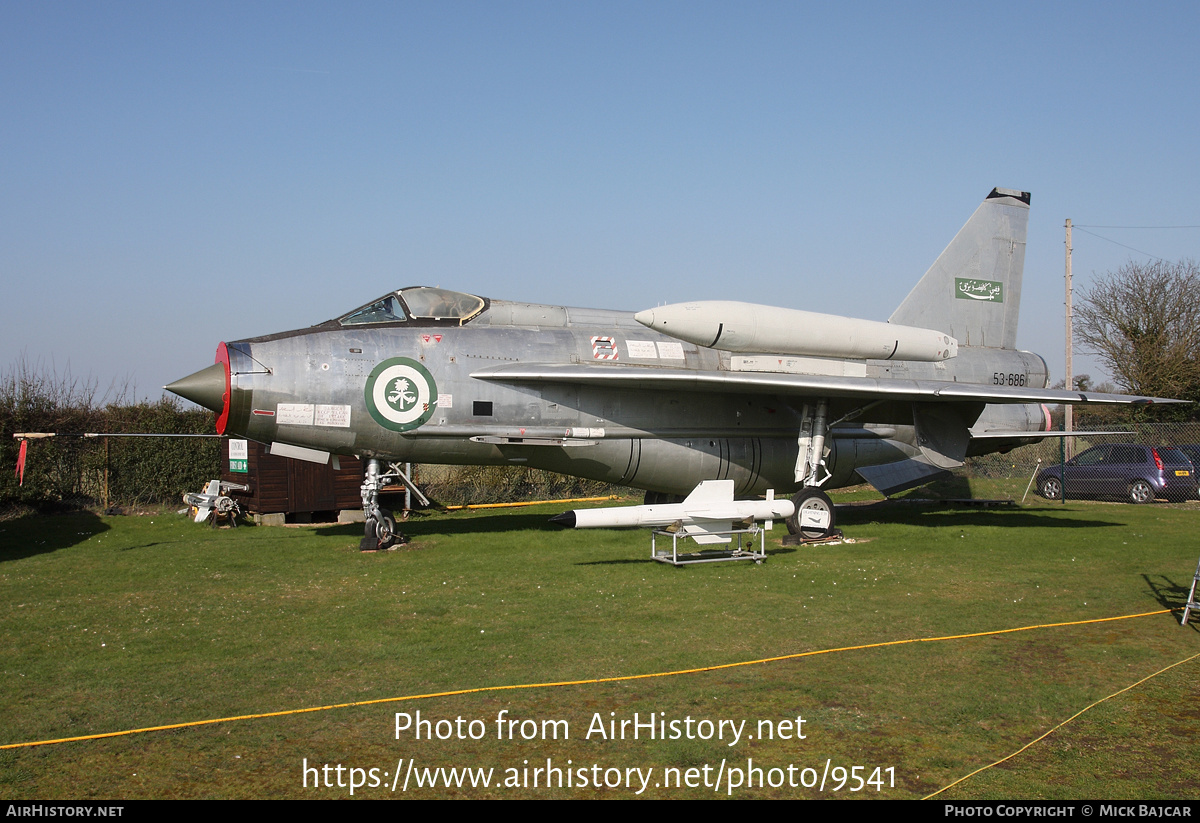 Aircraft Photo of 53-686 | English Electric Lightning F53 | Saudi Arabia - Air Force | AirHistory.net #9541