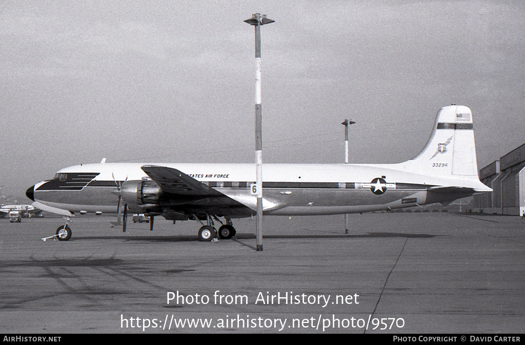 Aircraft Photo of 53-3296 / 33296 | Douglas VC-118A Liftmaster | USA - Air Force | AirHistory.net #9570