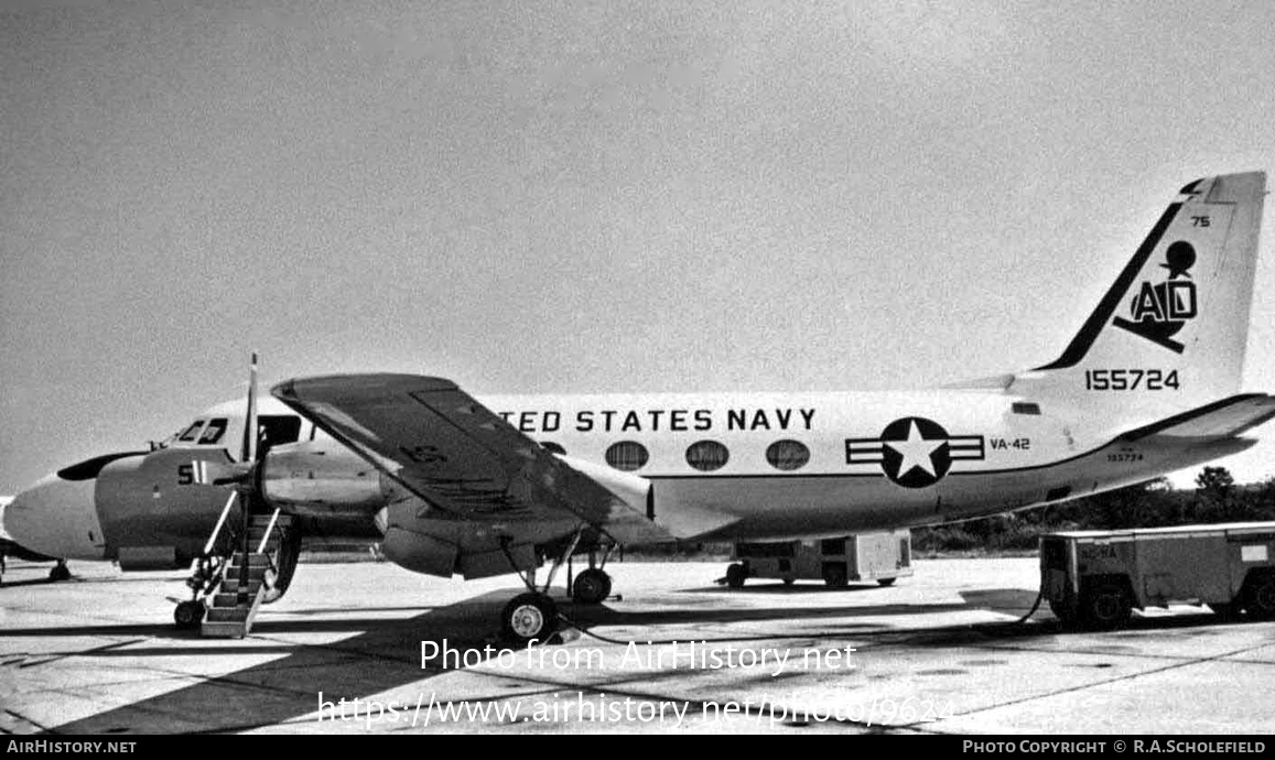 Aircraft Photo Of 155724 Grumman Tc 4c Academe G 159 Usa Navy