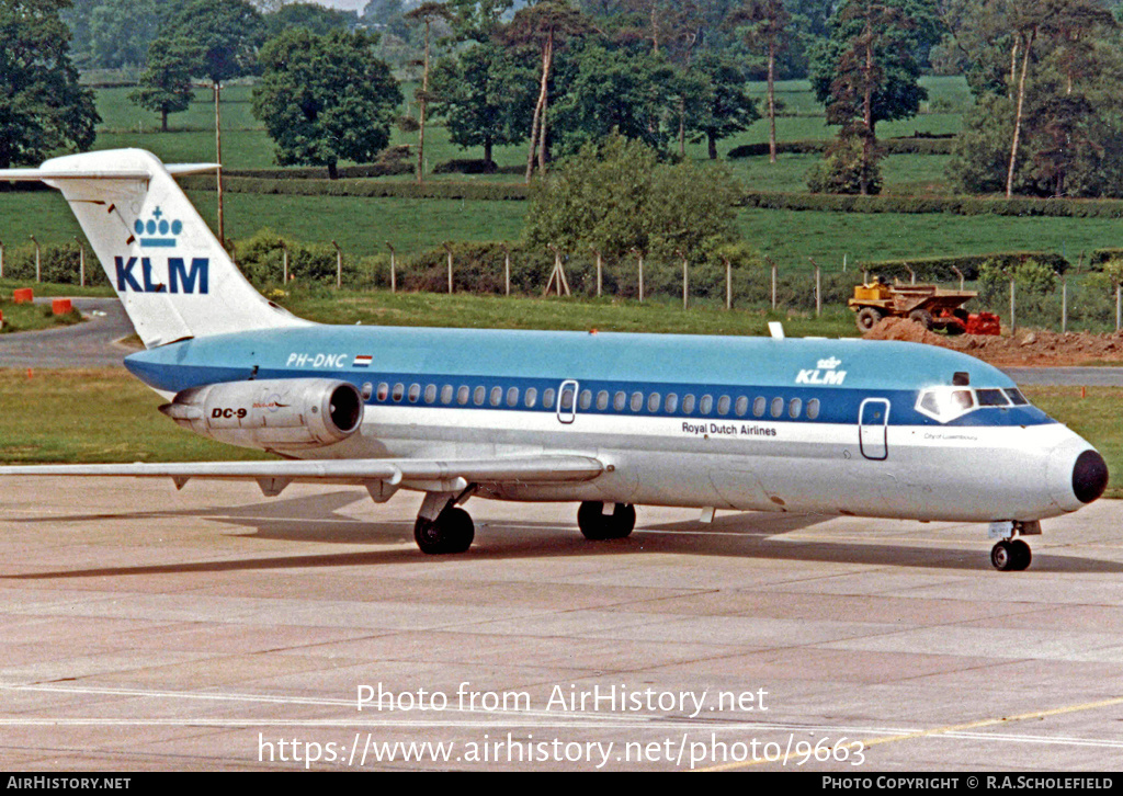 Aircraft Photo of PH-DNC | Douglas DC-9-15 | KLM - Royal Dutch Airlines | AirHistory.net #9663