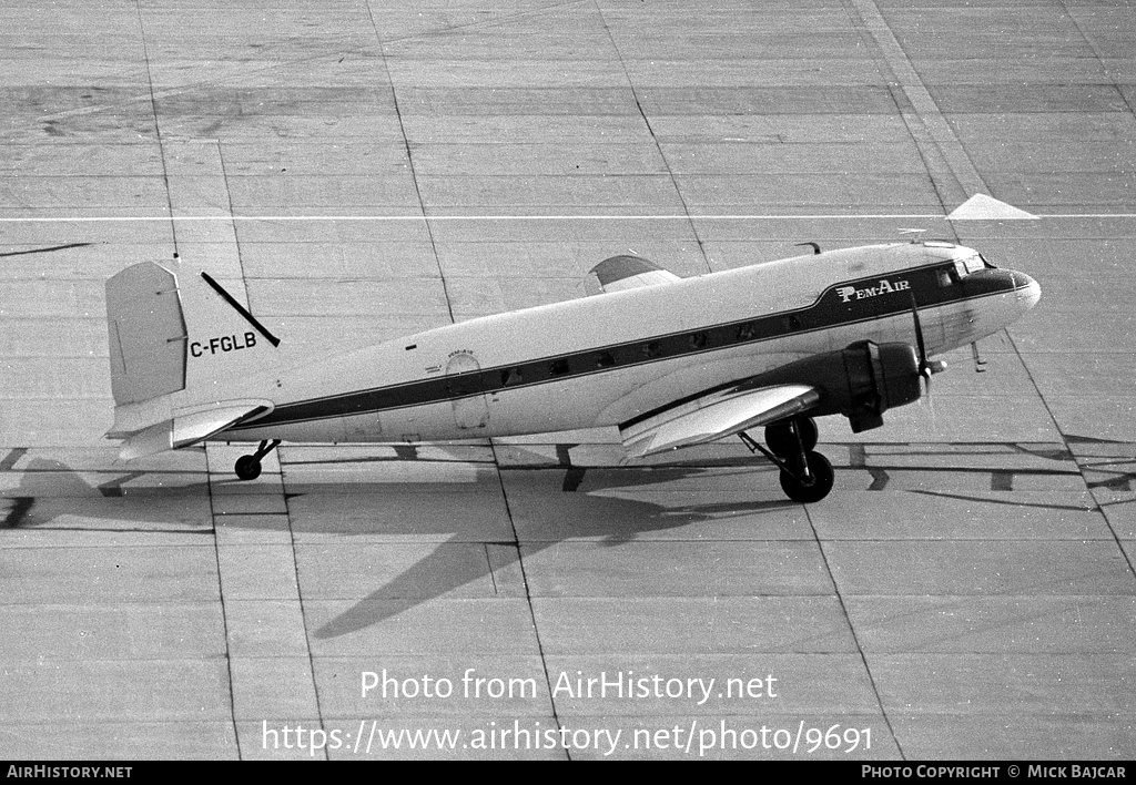 Aircraft Photo of C-FGLB | Douglas DC-3-178 | Pem-Air | AirHistory.net #9691