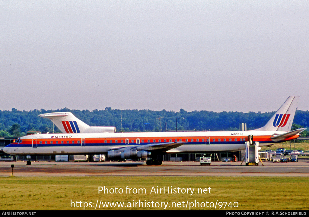 Aircraft Photo of N8091U | McDonnell Douglas DC-8-61 | United Airlines | AirHistory.net #9740