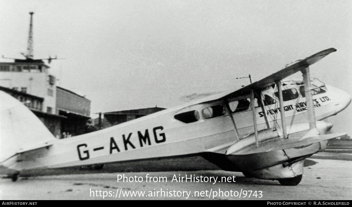 Aircraft Photo of G-AKMG | De Havilland D.H. 89A Dragon Rapide | Sivewright Airways | AirHistory.net #9743