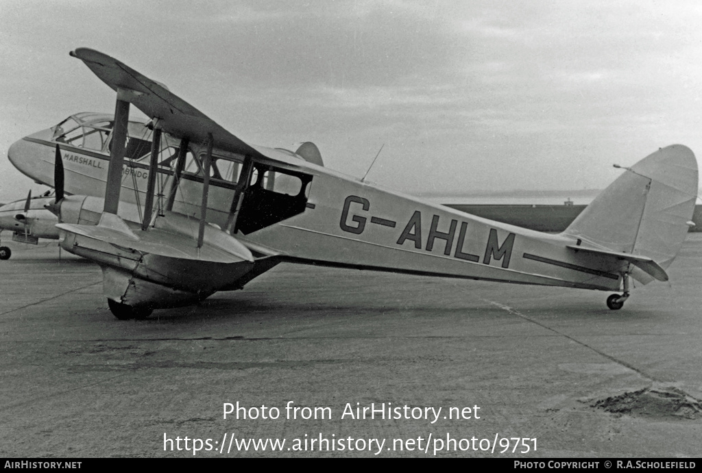 Aircraft Photo of G-AHLM | De Havilland D.H. 89A Dragon Rapide | Marshalls Flying Services | AirHistory.net #9751