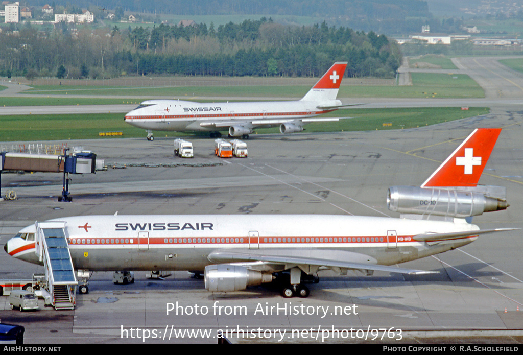 Aircraft Photo of HB-IHB | McDonnell Douglas DC-10-30 | Swissair | AirHistory.net #9763