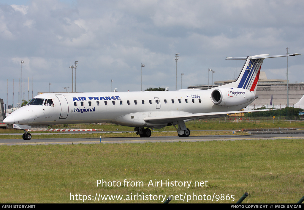 Aircraft Photo of F-GUBG | Embraer ERJ-145MP (EMB-145MP) | Air France | AirHistory.net #9865