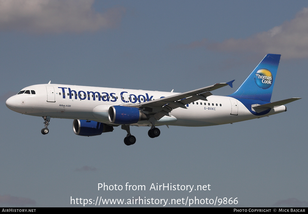 Aircraft Photo of G-BXKC | Airbus A320-214 | Thomas Cook Airlines | AirHistory.net #9866