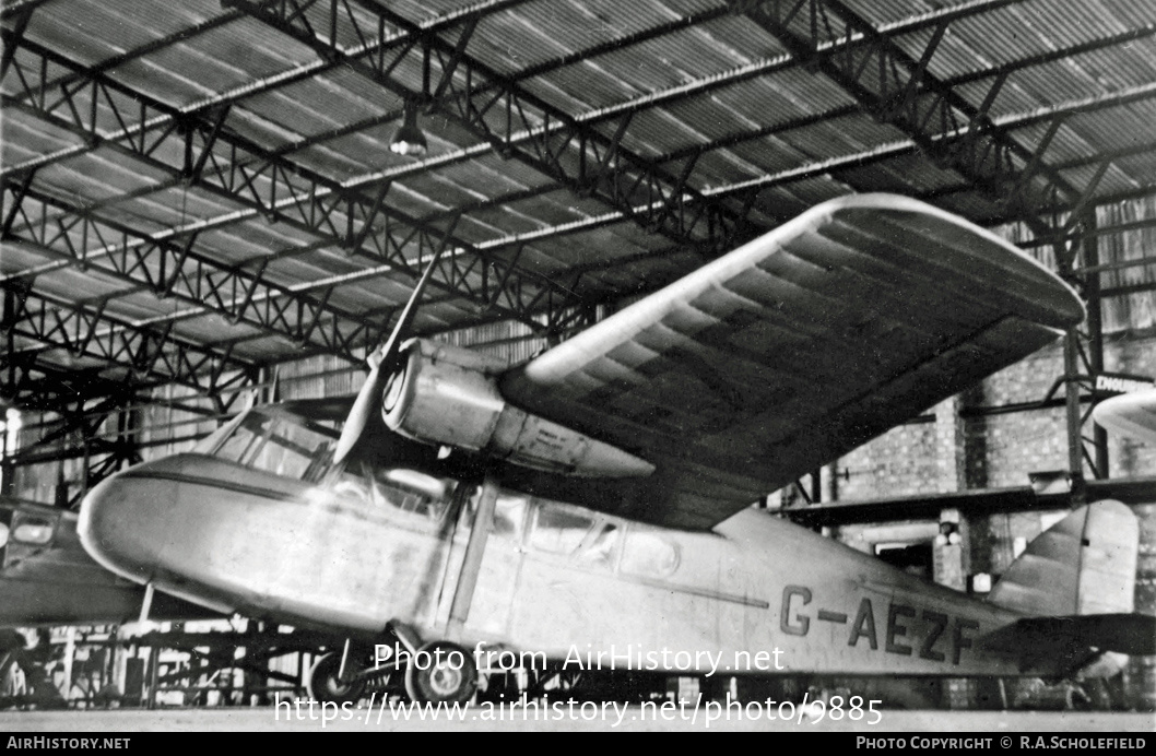 Aircraft Photo of G-AEZF | Short S-16/1 Scion 2 | AirHistory.net #9885