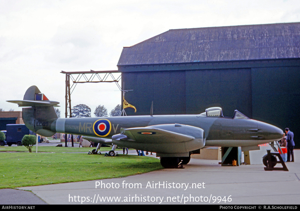 Aircraft Photo of EE419 | Gloster Meteor F3 | UK - Air Force | AirHistory.net #9946