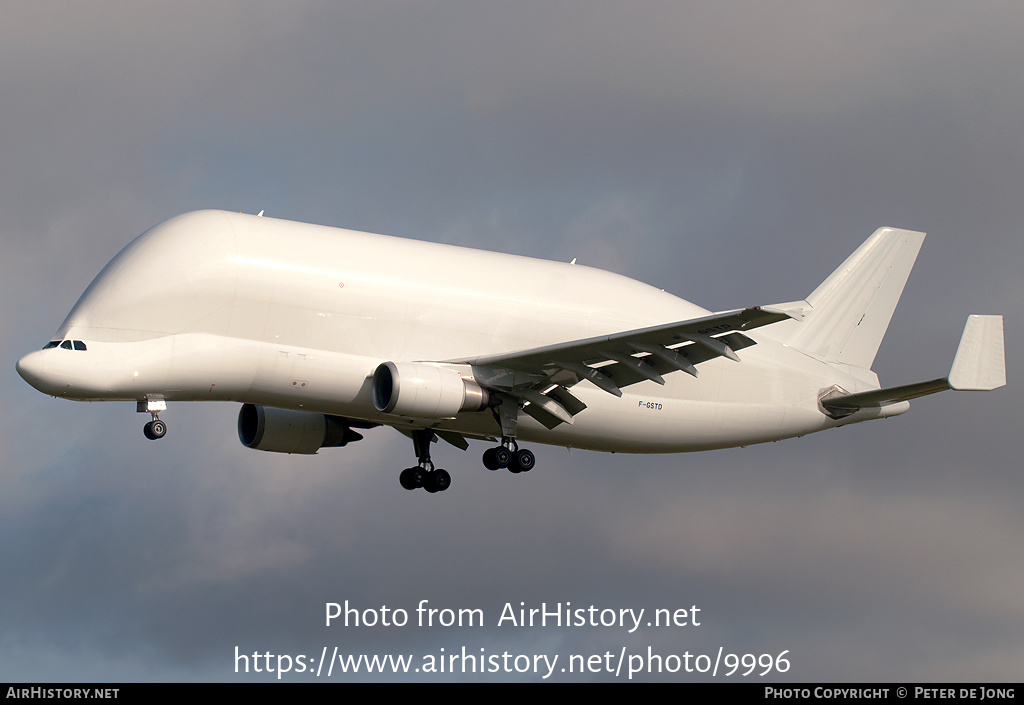 Aircraft Photo of F-GSTD | Airbus A300B4-608ST Beluga (Super ...