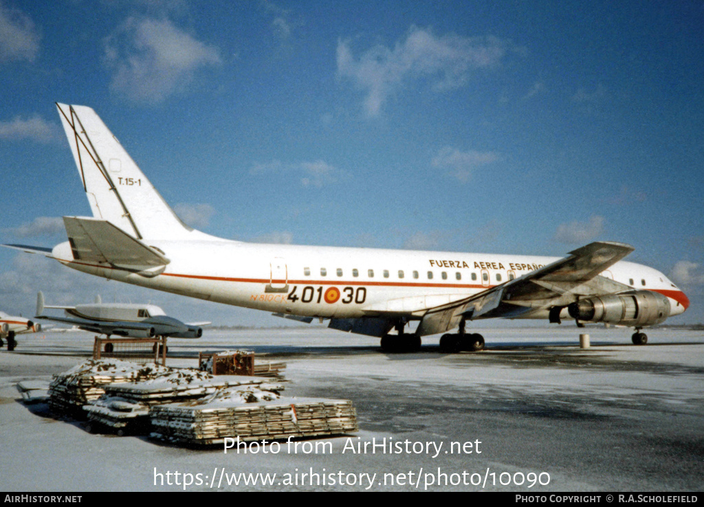 Aircraft Photo of T15-1 / N810CK | Douglas DC-8-52 | Spain - Air Force | AirHistory.net #10090