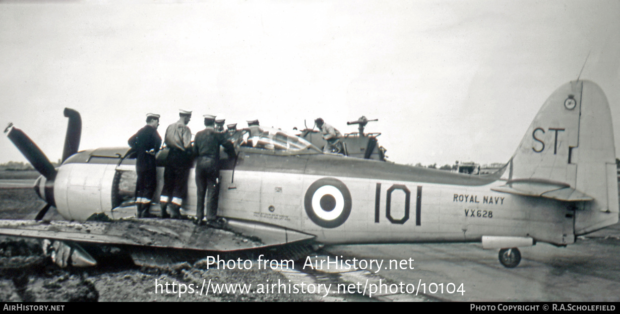 Aircraft Photo of VX628 | Hawker Sea Fury FB11 | UK - Navy | AirHistory.net #10104